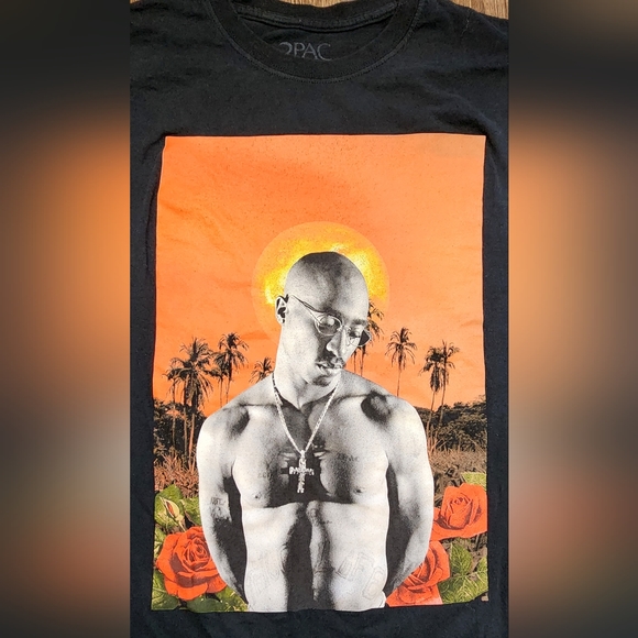 2Pac Hip Hop Front Graphic T-Shirt Men's Size XL - Picture 2 of 6